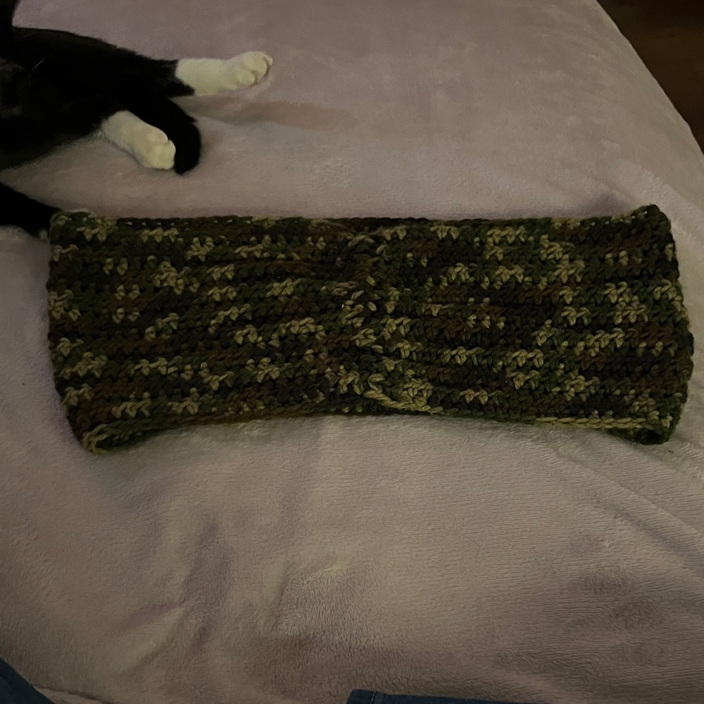 Handmade Crochet Camo Tube Top